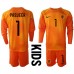 Billige Nederland Remko Pasveer #1 Keeper Bortetrøye Barn VM 2022 Langermet (+ korte bukser)